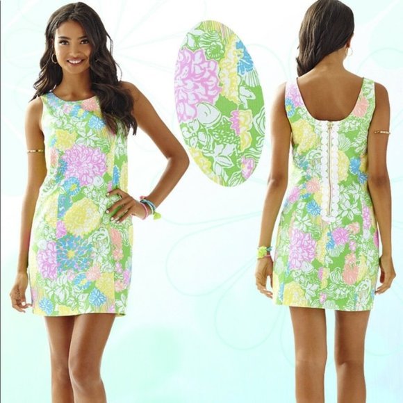 Lilly Pulitzer Dresses & Skirts - Lilly Pulitzer | Shift dress in Hibiscus Stroll